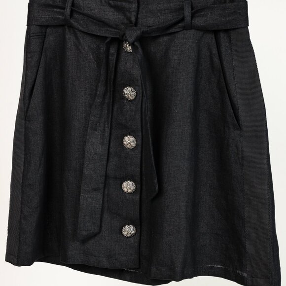 The Kooples Linen Button Down Skirt - Picture 2 of 10